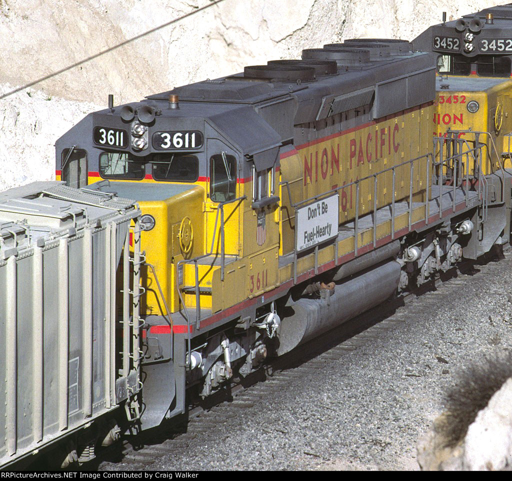 UP 3611 - Alray, Cajon Pass, CA - 11/8/80